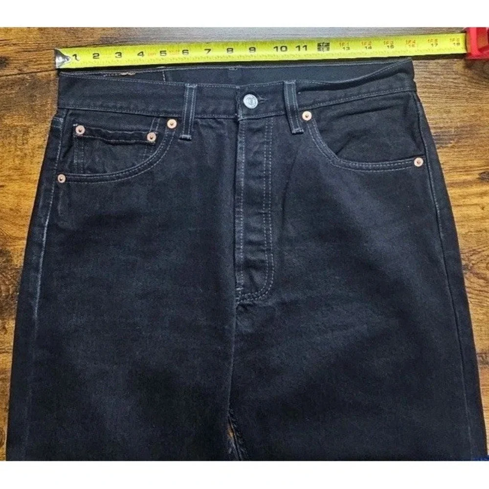 VTG Levi Strauss &‎ Co 501 Men's Size 32x32 Button Up Black Jeans Made In USA